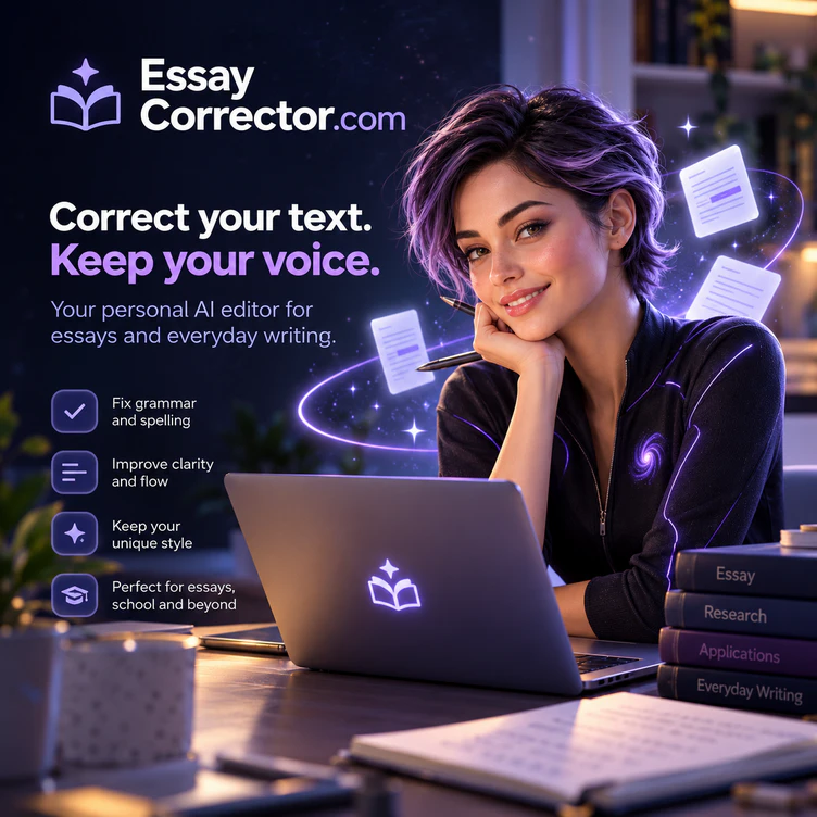 Essay Corrector helps people improve their writing while preserving their voice